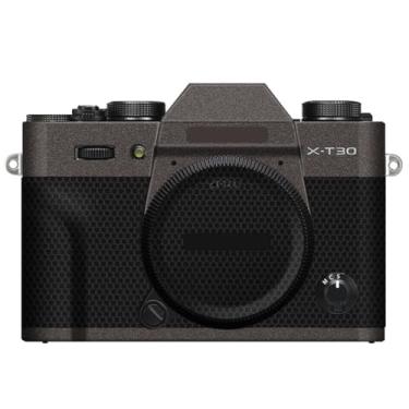 Imagem de X-T30 X-T30II Película protetora de vinil antirarranhões para câmera FujiFilm X-T30 Mark II XT30II (marrom metálico)