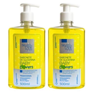 Imagem de Kit 2 Sabonete Infantil Baby Lovers Glicerinado Tradicional - SIlver C
