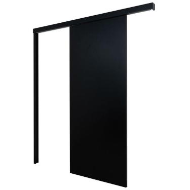 Imagem de Porta De Correr Laqueada Preta 210x70