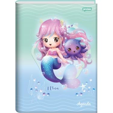 Imagem de Jandaia - Agenda Permanente Escolar 134X200mm CD 192Pgs Nina Sereia FSC