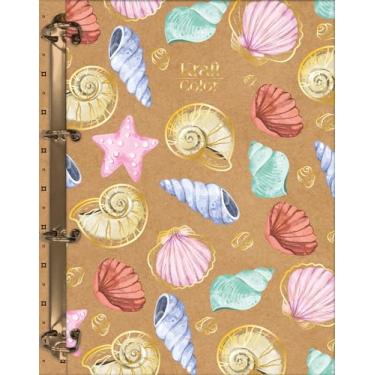 Imagem de Jandaia - Caderno Argolado Cartonado College Kraft Color 80 folhas