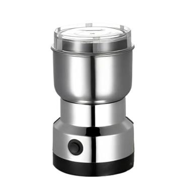 Imagem de Moedor De Café EléTrico 110v, Moedor Multifuncional De AçO InoxidáVel Com 4 LâMinas Para GrãOs, Nozes E Especiarias, Design Moderno