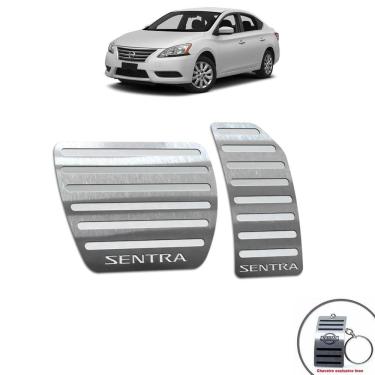 Imagem de Pedaleiras Nissan Sentra 2014/2016 Automático Prata
