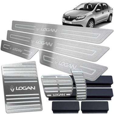 Imagem de Descanso Pedaleira Soleira Logan 2014 A 2019 Prata BR Auto