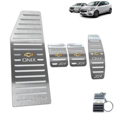 Imagem de Descanso E Pedaleira Manual Onix Joy 2013 A 2020 Prata