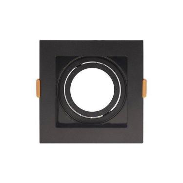 Imagem de Spot Recuado De Embutir Quadrado Móvel Mr16 Preto Taschibra