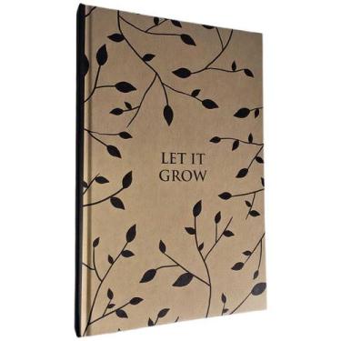 Imagem de Caderno Médio Kraft Let It Grow Folhagem 120 Folhas - Culturama