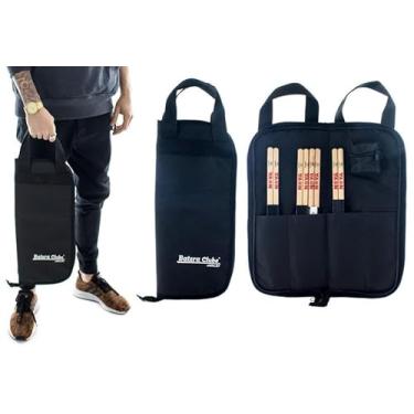 Imagem de Bag de Baquetas Solid Sound Preta Standard para Aproximadamente 10 Pares 1022