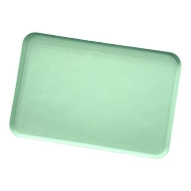 Imagem de Generic Tapete de silicone para pintura, tapete de silicone para artesanato, líquido para fundição, fácil de limpar e antiderrapante, jogo americano para, Verde