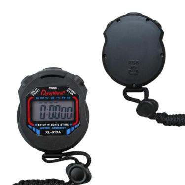 Imagem de Cronômetro Digital De Mão Esportivo Com Alarme – Ideal Para Corrida, Natação E Crossfit