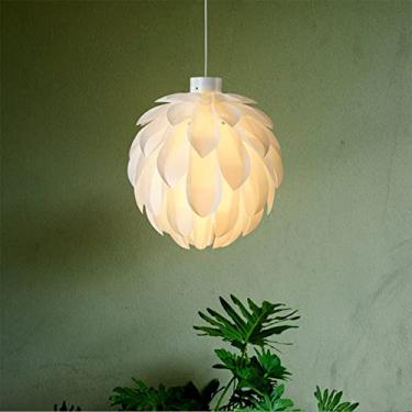 Imagem de Lustre criativo simples, pingente de pinha dinamarquesa, luminária pendente nórdica, criativa, romântica, pétala, decorativa, luminária suspensa, quarto, sala de estar, sala de jantar, vida