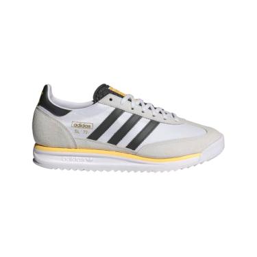 Imagem de adidas Tênis masculino Run 72, Calçado branco/preto/brilhante/branco transparente, 45