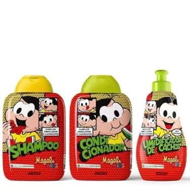 Imagem de Magali Kids Kit Shampoo Condicionador e Umidificador