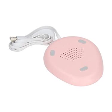 Imagem de AYNEFY Placa de Caneca USB Ajustável Placa de Aquecimento Elétrica à Prova D'água para Amante de café, Controle Inteligente para Uso Doméstico (Branco rosa)