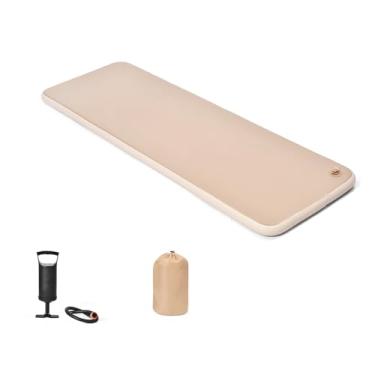 Imagem de Freein Colchão inflável de ar duplo alto, capacidade de peso de 453 kg - altura da cama de 10 cm - almofada de dormir para acampamento ao ar livre, cama de ar portátil para barraca, hóspedes, chão com