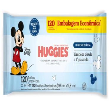 Imagem de Lenços umedecidos Huggies tripla proteção com 120un