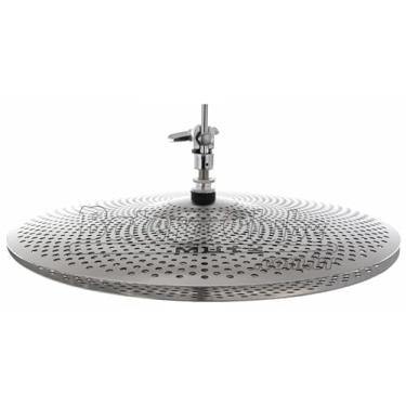 Imagem de Chimbal Zeus Mute 14 ZMHH14 com Volume até 80% Menor para Estudo e Controle Total Low Volume