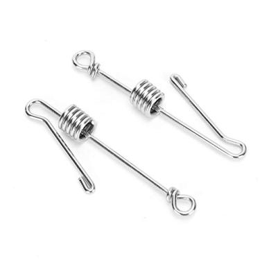 Imagem de Tbest 2 peças de aço inoxidável S pé Fr Foot MNG Antioff abertura perna le Pet Plies Bird Ing Plies (#3)