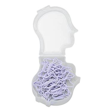 Imagem de Clipes de papel extravagantes fofos em forma de osso de arame coberto de plástico clipes organizadores multiuso para escritório, casa, escola, caderno de recortes, marcador de livro, 30 peças de cores