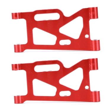 Imagem de ZJchao Braço Oscilante Dianteiro, 60x31mm, Liga de Alumínio Vermelha, Braço de Suspensão Rc, Oscilante Com Parafuso e Pino para Modelo Wltoys 1/14 144001 Rc