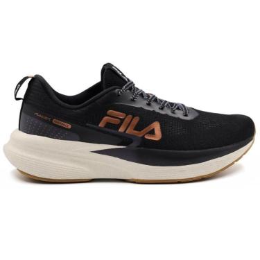 Imagem de Tenis Fila Racer Fastpace Feminino, Black/Copper/Asphalt, 38