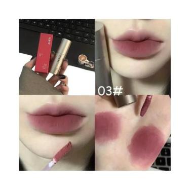 Imagem de Batom Líquido Matte À Prova D'Água - Cor Nude Marrom - Presente Ideal,