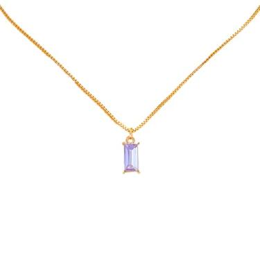 Imagem de Colares de diamante para mulheres, banhado a ouro 14K, colar de pedra do mês de nascimento para mães, colar de ouro delicado, colar com pingente cúbico verde, presente de aniversário, joias, Medium