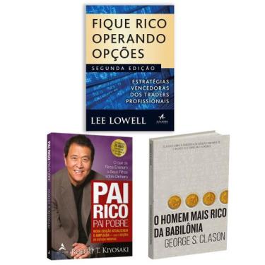 Imagem de Kit 3livros, Pai Rico, Pai Pobre + O Monge e o Executivo + O Homem Mai