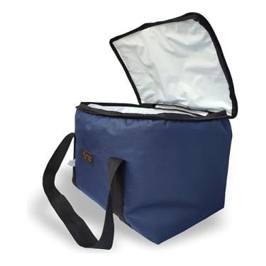 Imagem de Bolsa Térmica 30l Azul Reforçada Ideal Para Praia, Camping