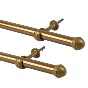 Imagem de Kit Varão Simples para Cortina de 3 Metros Espessura 28mm - Borda Bord