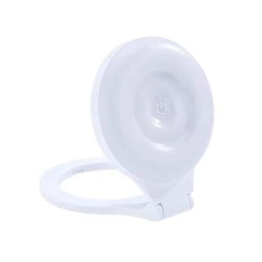 Imagem de Luz De Preenchimento Magnética Mini Selfie 3 Modos Brilho Ajustável Para IPhone E o Android todos os celulares,led para celular(Branco)