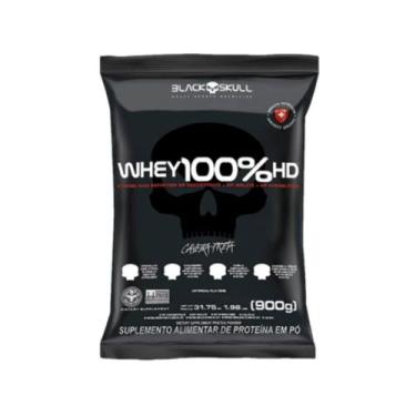 Imagem de Whey 100% hd refil black skull - 900g (wpc, wpi e wph), CHOCOLATE