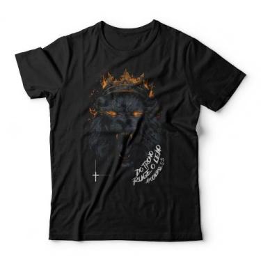 Imagem de Camiseta Ruge O Leão - Studio Geek, G, Preto