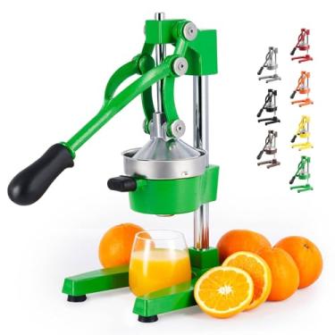 Imagem de CO-Z Espremedor de frutas cítricas manual, máquina profissional de suco de laranja e limão, fácil de limpar, verde