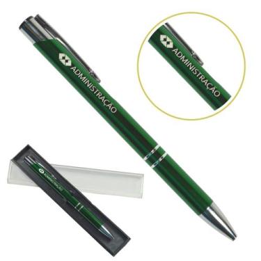 Imagem de Caneta Personalizada Coloridas Cursos Metal Profissional Administração