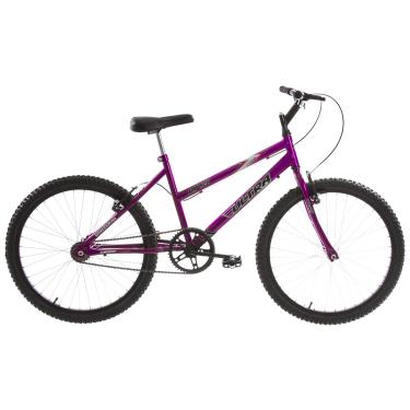 Imagem de Bicicleta de Passeio Ultra Bikes Esporte Aro 24 Reforçada Freio V-Brake Sem Marcha Lilás, BMF24-04LI