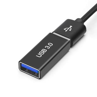 Imagem de Pacote com 2 adaptadores USB 3.0, USB fêmea para fêmea, adaptador eletrônico para OTG, carregamento, transferência de dados e cabos de extensão, compatível com telefones, computadores, teclados etc.