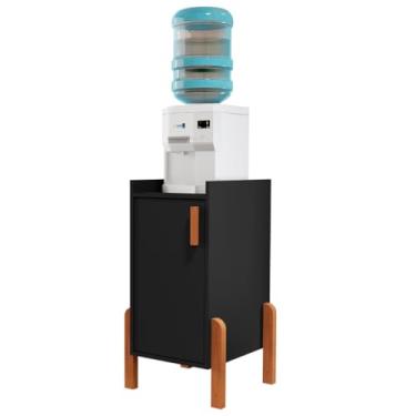 Imagem de Balcão Armario Suporte Bebedouro Filtro de Agua Cafeteira(Preto)