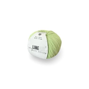 Imagem de MyLineArt Fio de algodão para bebê, 55% algodão 45% acrílico, fino (2) para crochê e tricô 50 g (50 g) / 177 jardas (162 m), fio macio, fio Amigurumi