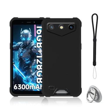 Imagem de NOUKAJU Capa para Oukitel G3, capa protetora de TPU, antiqueda, absorção de choque, proteção abrangente, capa protetora para Oukitel G3 (preto)