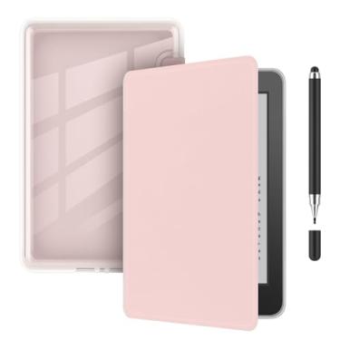 Imagem de Akacy Capa transparente e macia para Kindle paperwhite de 15.2 cm 10 Geração (2018, modelos PQ94WIF). Capa traseira de borracha TPU de silicone flexível fina e macia cantos reforçados (3)