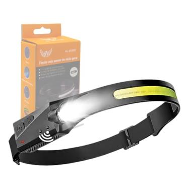 Imagem de Lanterna de Cabeça Farol Super LED COB com Sensor