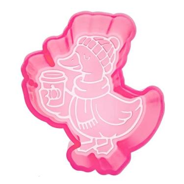 Imagem de MUBYOK M562 Molde Freshie de silicone de pato de inverno MUBYOK M562 para assar contas aromáticas para suprimentos de freshie de carro