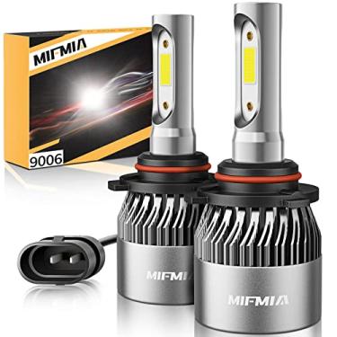 Imagem de MIFMIA Lâmpadas 800% de brilho 40000LM 6500K Branco, Backup sem polaridade Plug and Play com ventilador, luzes off-road à prova d'água IP68, pacote com 2