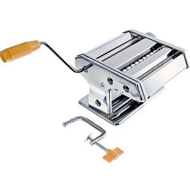 Imagem de Maquina De Macarrão Talharim Manual Inox Cortador - Relet