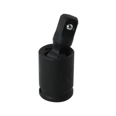 Imagem de YHXiXi Adaptador de soquete giratório de junta universal de 0,7 cm (3/20.3 cm), extensão de soquete de impacto preto, aço CR-V, 1 peça 0,7 x 1,5 cm para alça lateral sextavada, orifício quadrado