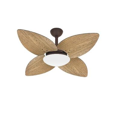 Imagem de Ventilador Teto Winds Marrom 4 Pás Freijó Sala Ventax 220V