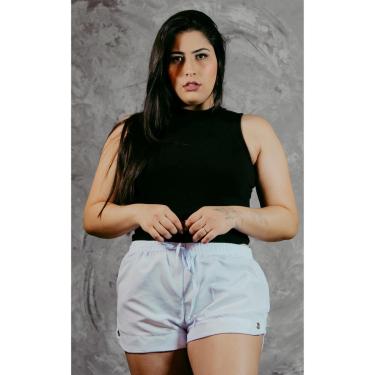 Imagem de Short Feminino Tactel Plus Size Praia Academia-Feminino