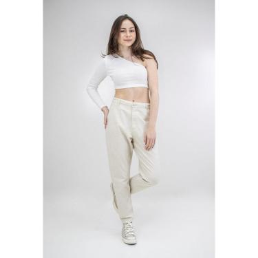 Imagem de Calça Infantil Feminina Mom em Linho-Feminino