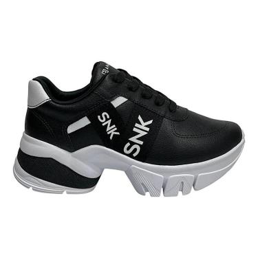 Imagem de Tênis Ramarim Chunky Feminino 2580202 Preto/Branco-Feminino